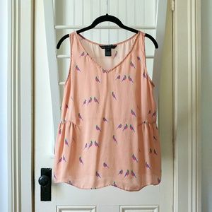 Marc Jacobs silk bird top 🐦